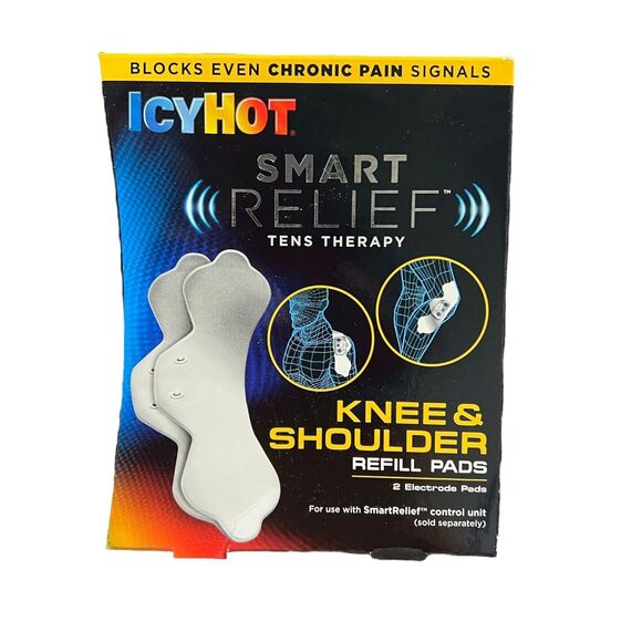 Icy Hot Smart Relief Tens Therapy Knee & Shoulder Refill 2 Pads New Sealed Box - Picture 7 of 7
